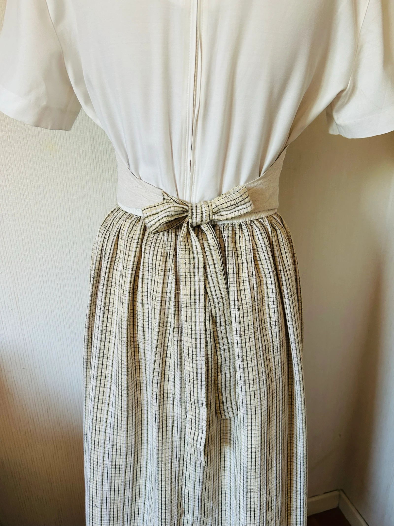 🌿🌻Robe vintage broderie champêtre cottagecore folk embroidered country dress 36/38🌻🌿 – photo 11
